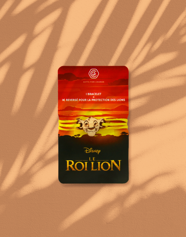 Bracelet roi lion