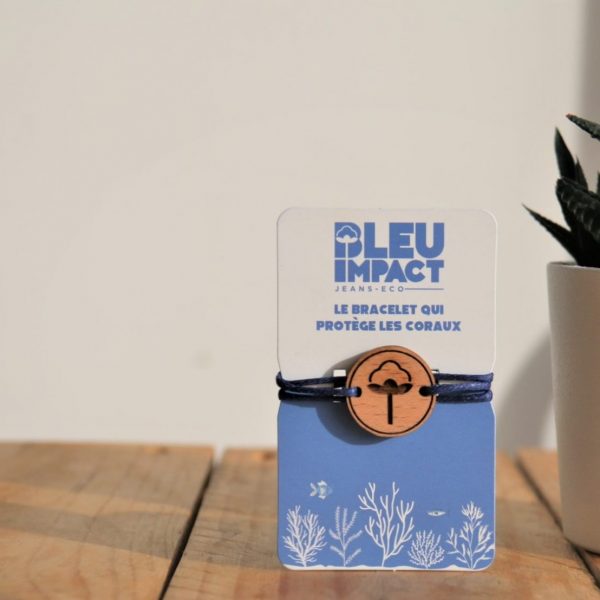 Bracelet bleu impact - Kaporal X Gifts for Change pour la protection des océans