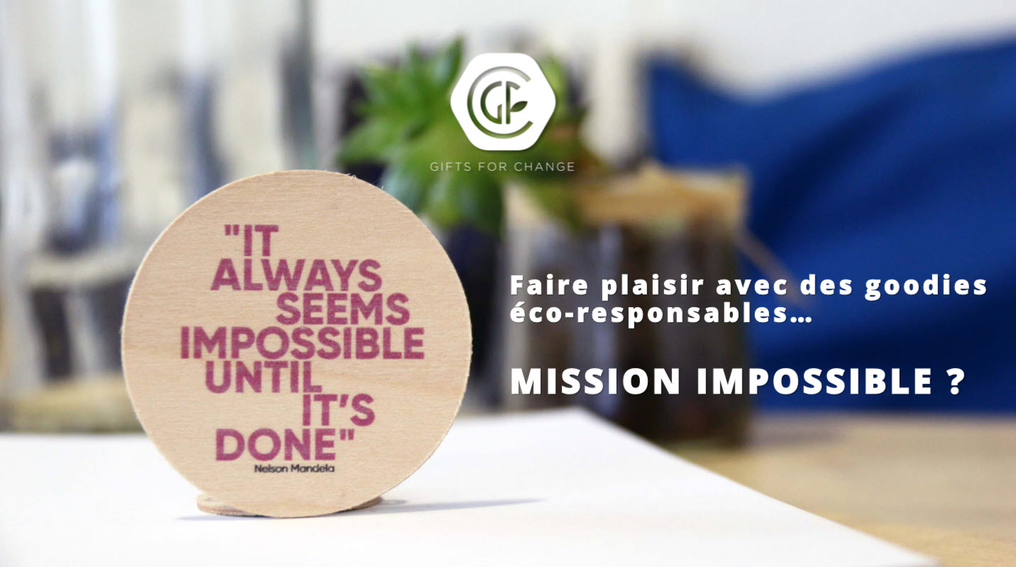 Faire plaisir avec de goodies ecoresponsables