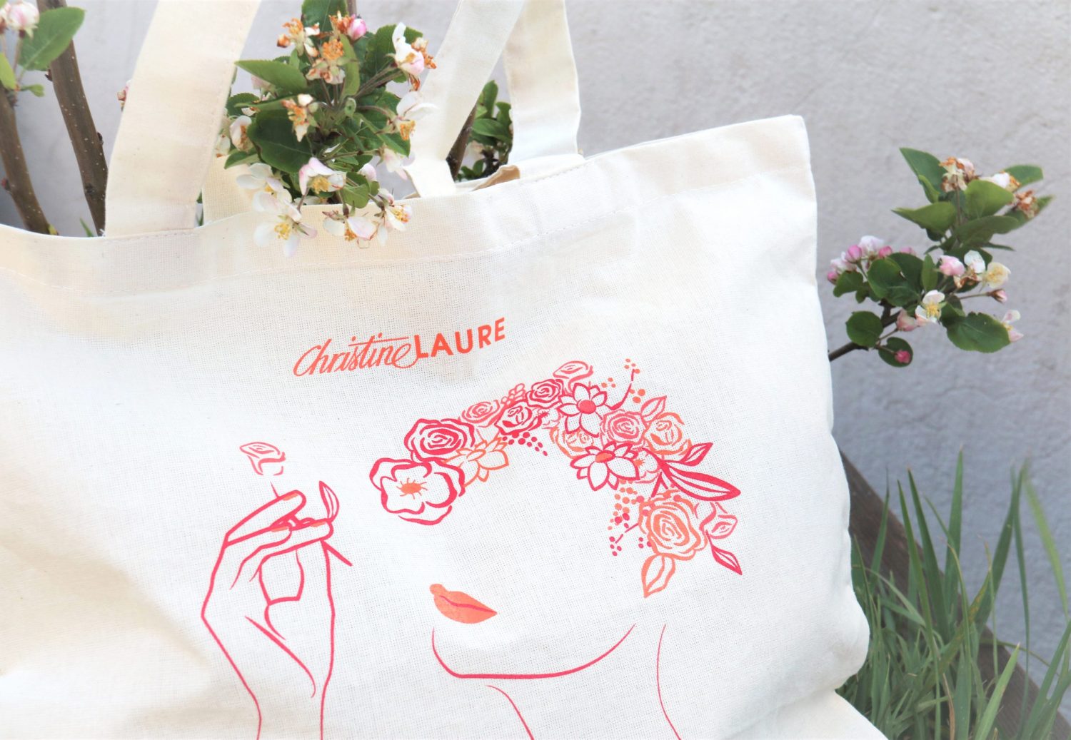 Totebag Christine laure pour entrepreneuriat social féminin