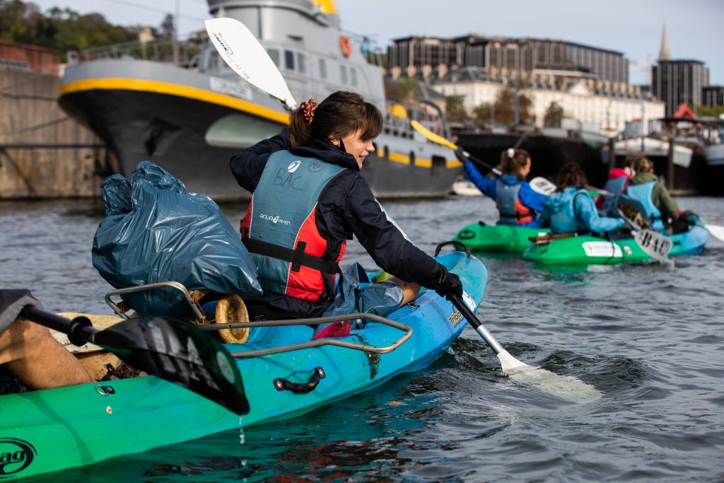 Action de dépollution de la Seine - ©Jérémie Croidieu