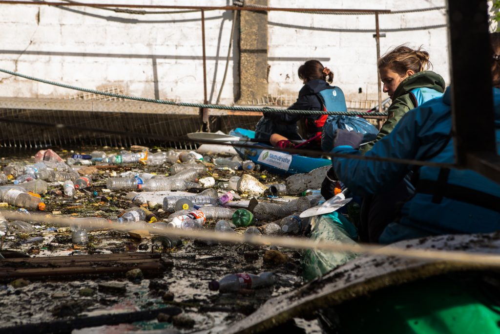 Action de dépollution de la Seine - ©Jérémie Croidieu