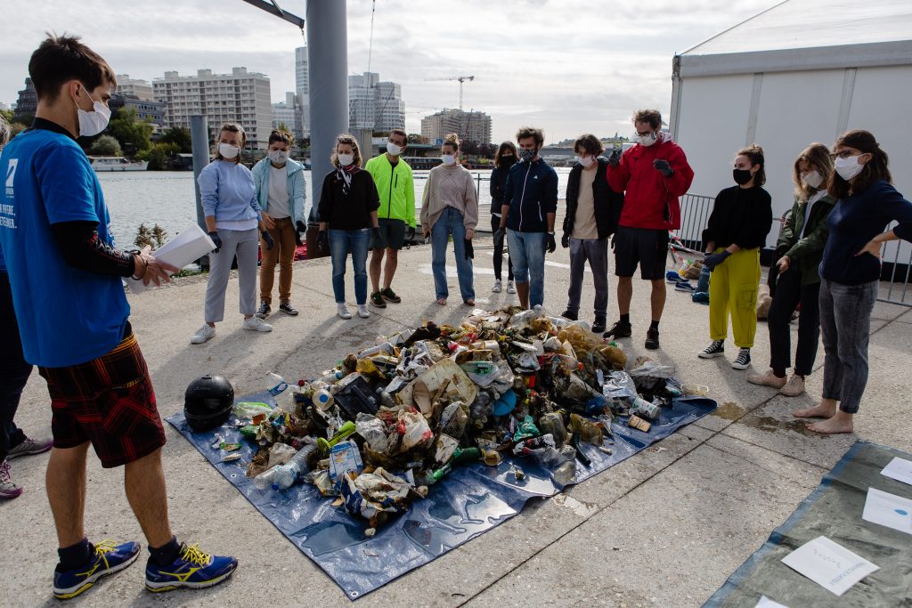 Action de dépollution de la Seine - ©Jérémie Croidieu