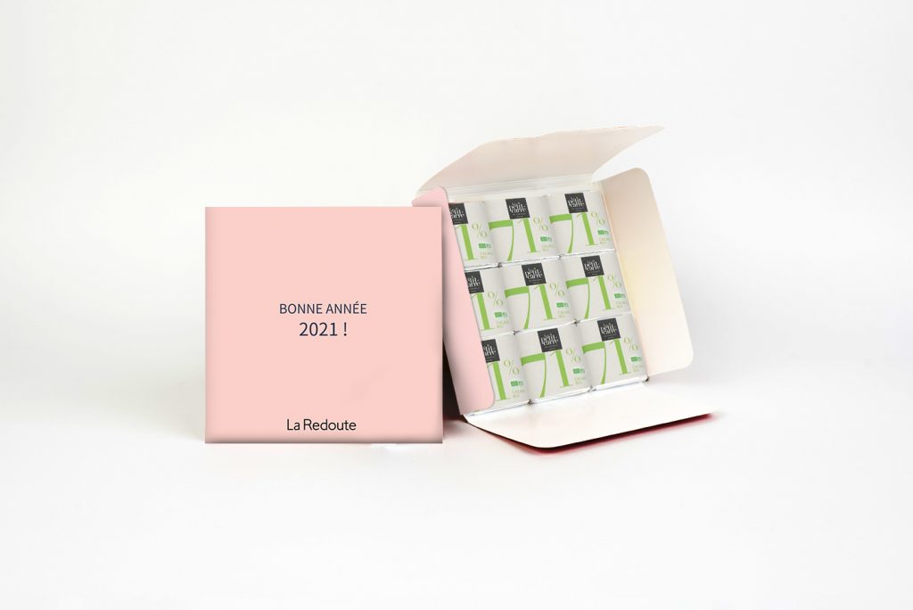 La Redoute carte de voeux chocolat