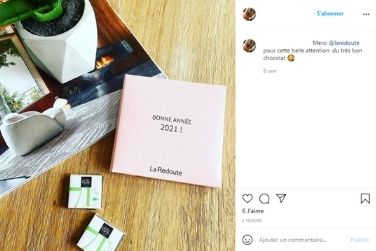 La Redoute chocolat instagram