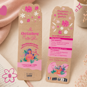 Marque-pages Octobre Rose