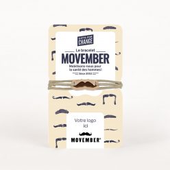 Bracelet moustache Movember
