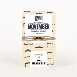Bracelet moustache Movember