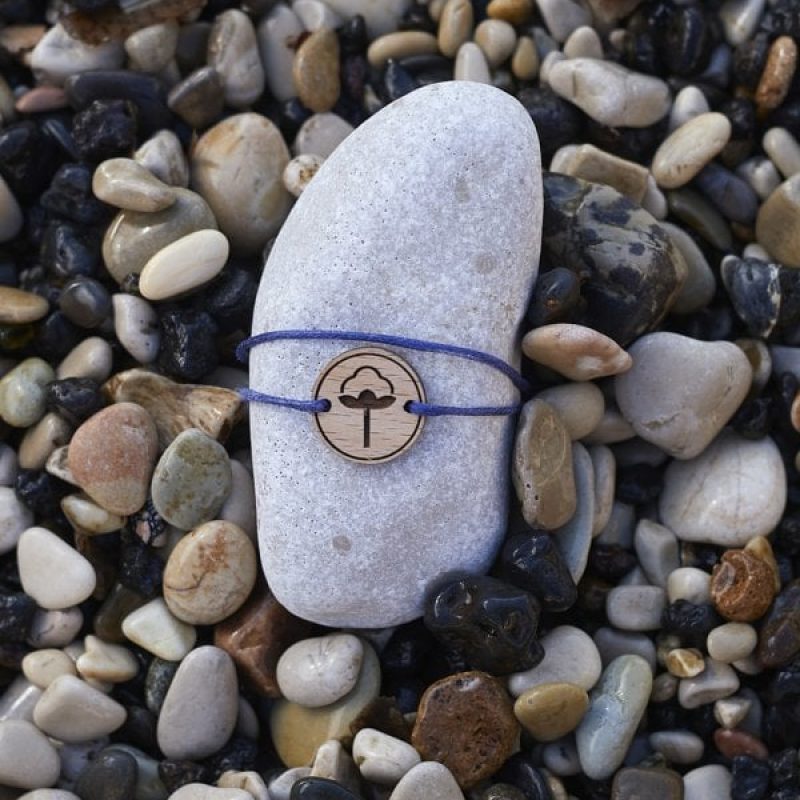 Bracelet bleu impact - Kaporal X Gifts for Change pour la protection des océans