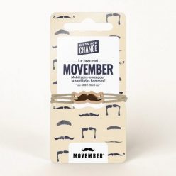 Movember - bracelet santé masculine Gifts for Change