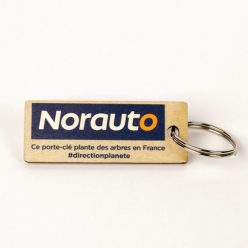 Porte clés bois Norauto