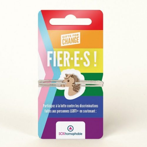 Mois des fiertés - bracelets sos homophobie Gifts for Change packshot