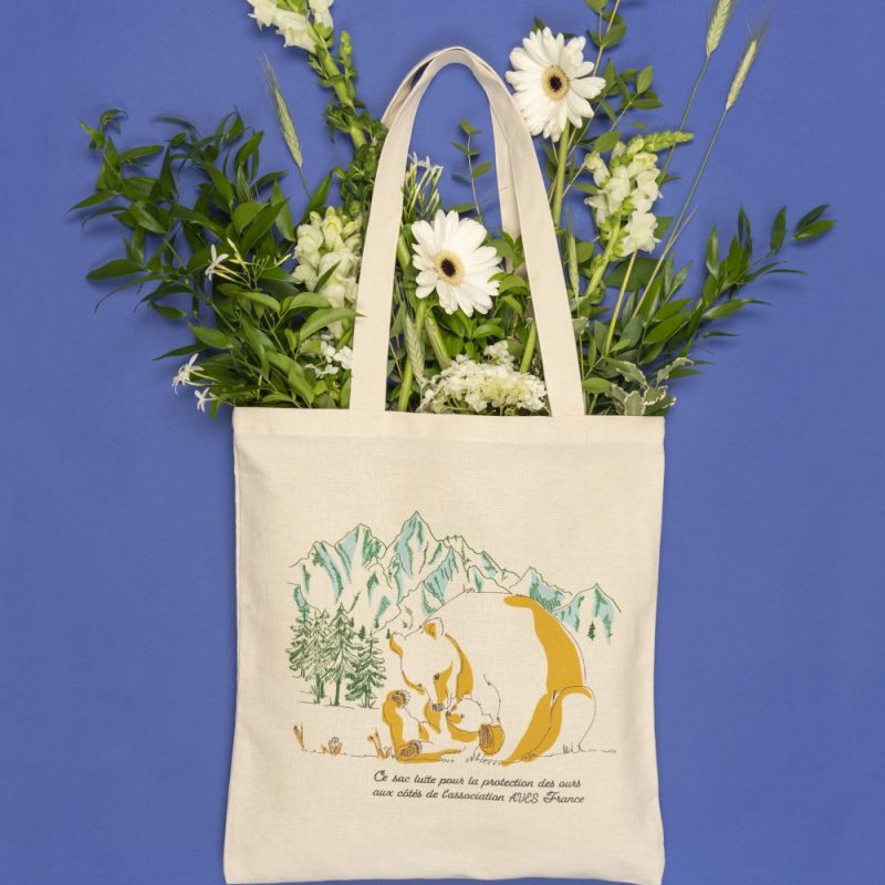 TOTTVOUAA - Totebag Terraviva Ours - mis en situation