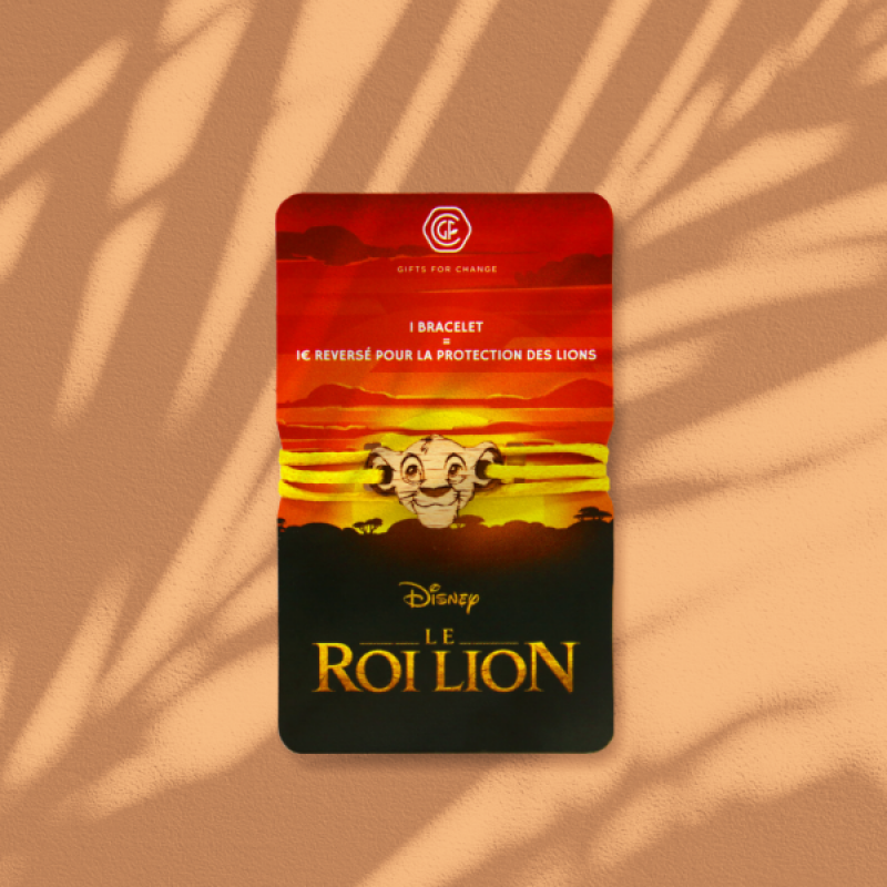 Bracelet roi lion